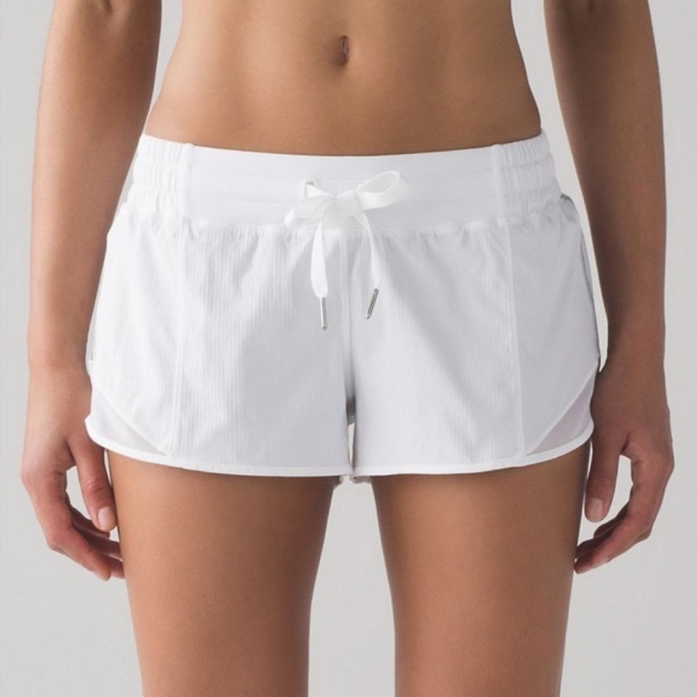 Lululemon Athletica - 'White Hotty Hot' Shorts 8